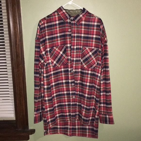 fear of god red flannel